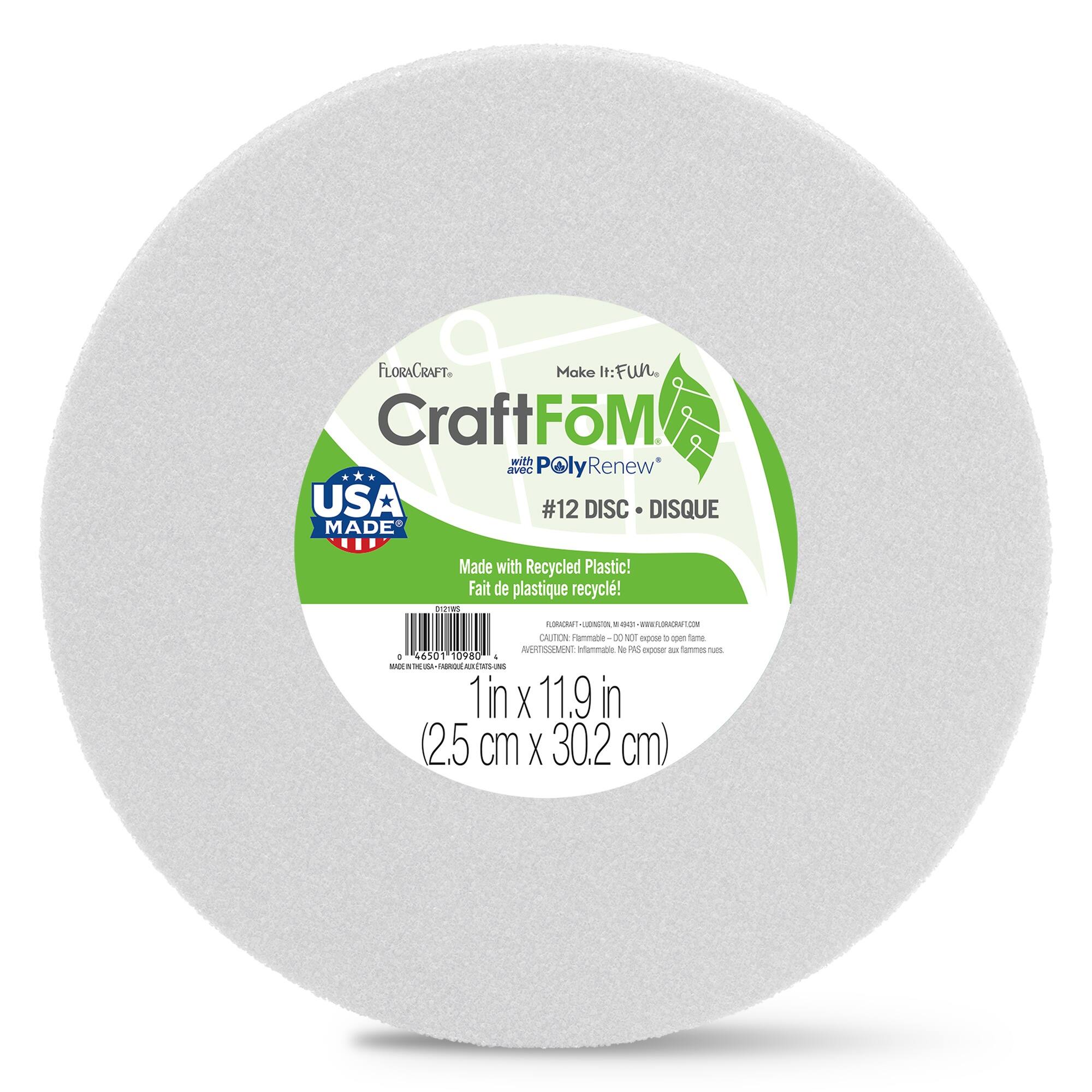 FloraCraft® CraftFōM White Disc